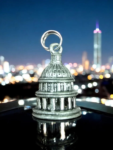 Handcrafted Pewter Capitol Building Charm 1.75 Inch – Patriotic Jewelry Pendant | Made in USA Michelle Marie Boutique  Charms and pendants