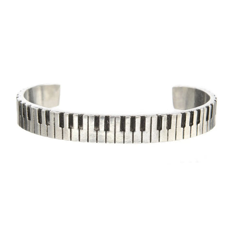 Handcrafted Piano Keys Cuff Bracelet – Inspirational Music Jewelry Gift for Teachers and Musicians | Made in USA Whitney Howard Designs  Cuff Bracelets