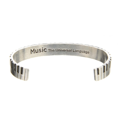Handcrafted Piano Keys Cuff Bracelet – Inspirational Music Jewelry Gift for Teachers and Musicians | Made in USA Whitney Howard Designs  Cuff Bracelets