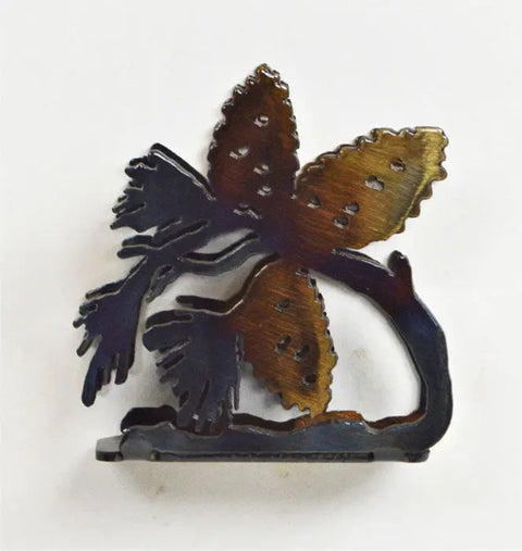 Handcrafted Pine Cone Metal Cocktail Napkin Holder – Rustic Bar Accessory | Made in USA Knights Home Decor  item