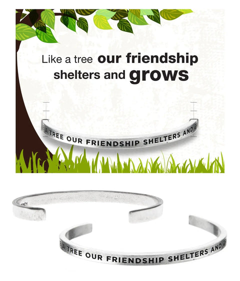 Handcrafted Quotable Cuff Bracelet – Recycled Pewter Friendship Jewelry | Made in USA Whitney Howard Designs  Cuff Bracelets