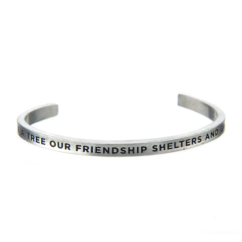 Handcrafted Quotable Cuff Bracelet – Recycled Pewter Friendship Jewelry | Made in USA Whitney Howard Designs  Cuff Bracelets