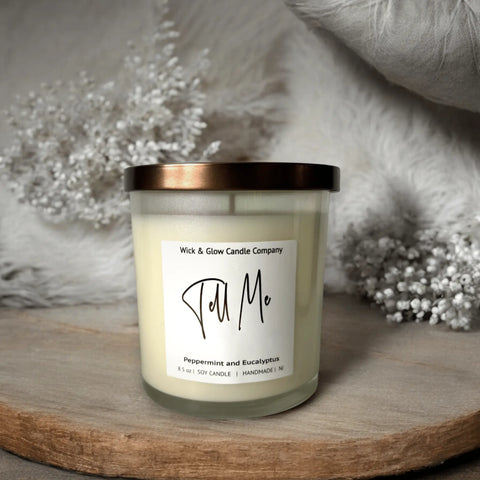 Handcrafted R&B Self-Care Candle Set – 4x8.5 oz Soy Candles with Calming Scents | Made in USA Wick and Glow Candle Company™  Candles