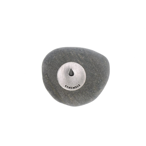 Handcrafted Remember Meditation Stone – Natural River Rock Keepsake | Whitney Howard Designs Made in USA Whitney Howard Designs  Meditation Stones