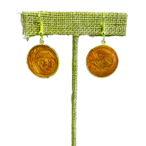 Handcrafted Resin Rose Earrings – Unique Floral Summer Jewelry | Made in USA by Michelle Marie Boutique Michelle Marie Boutique  Earrings