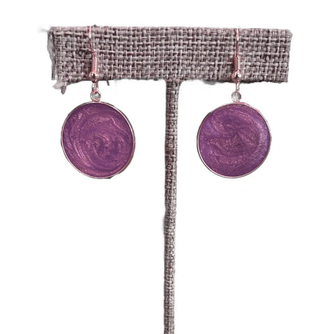 Handcrafted Resin Rose Earrings – Unique Floral Summer Jewelry | Made in USA by Michelle Marie Boutique Michelle Marie Boutique  Earrings