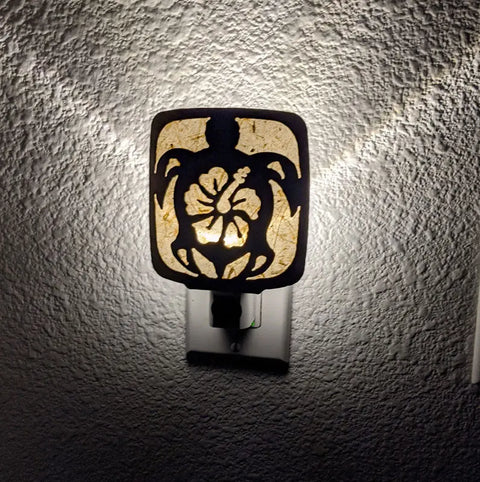 Handcrafted Sea Turtle Night Light – Coastal Home Accent | Made in USA – Veteran Family Owned Knights Home Decor  item