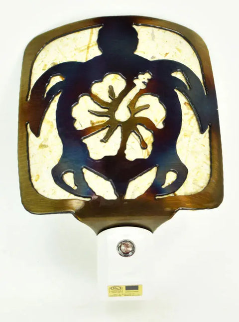 Handcrafted Sea Turtle Night Light – Coastal Home Accent | Made in USA – Veteran Family Owned Knights Home Decor  item