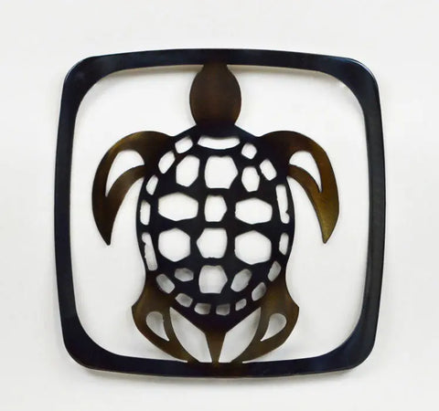 Handcrafted Sea Turtle Trivet – Coastal Kitchen Hot Plate Heat Protector | Made in USA Knights Home Decor  item