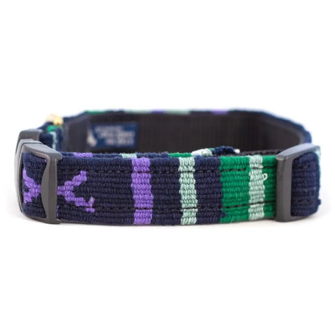 Handcrafted Side-Release Dog Collar – Vibrant Patterned Pet Collar | Made in USA by Auburn Leathercrafters Auburn Leathercrafters  item