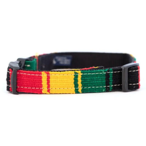 Handcrafted Side-Release Dog Collar – Vibrant Patterned Pet Collar | Made in USA by Auburn Leathercrafters Auburn Leathercrafters  item