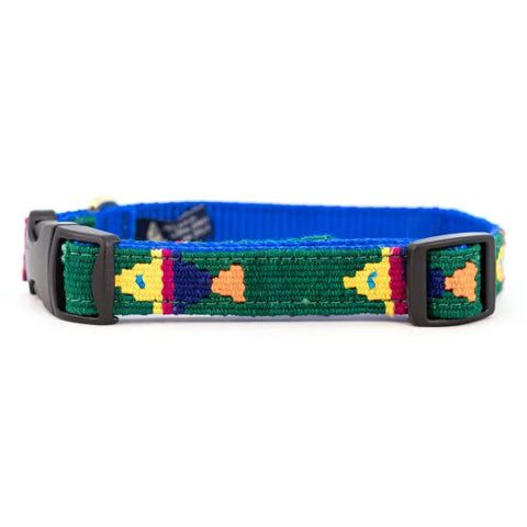 Handcrafted Side-Release Dog Collar – Vibrant Patterned Pet Collar | Made in USA by Auburn Leathercrafters Auburn Leathercrafters  item