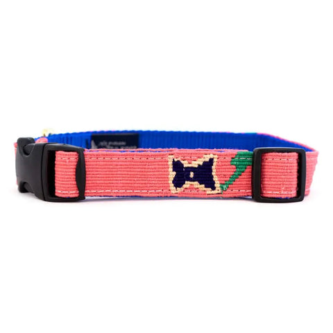 Handcrafted Side-Release Dog Collar – Vibrant Patterned Pet Collar | Made in USA by Auburn Leathercrafters Auburn Leathercrafters  item