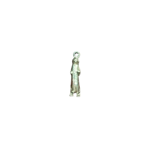 Handcrafted Silver Meerkat Pewter Pendant Charm – Desert Animal Jewelry Accessory | Made in USA Michelle Marie Boutique  Charm and Pendants
