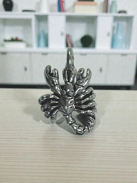Handcrafted Silver Scorpion Pewter Pendant Charm – Detailed Desert-Inspired Jewelry | Made in USA Michelle Marie Boutique  Charms and Pendants