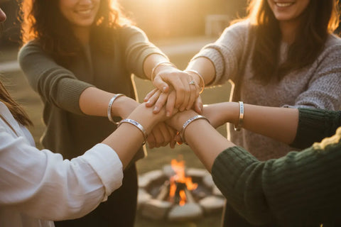 Handcrafted Soul Sister Inspirational Pewter Cuff Bracelet – Eco-Friendly Jewelry | Made in USA Whitney Howard Designs  Cuff Bracelets