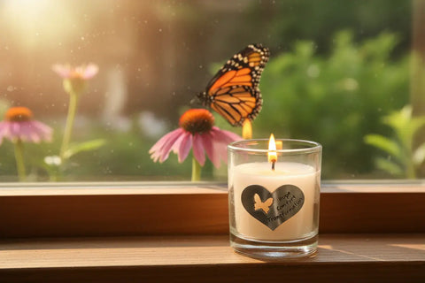 Handcrafted Soy Memorial Candle – Unscented Tribute Candle for Cherished Memories | Made in USA Whitney Howard Designs  Candles