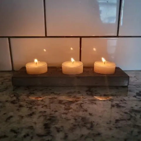 Handcrafted Soy Scented Tea Lights – 5 Hour Burn Time – Natural Home Fragrance | Made in USA MorninWood Candles  Tea Lites