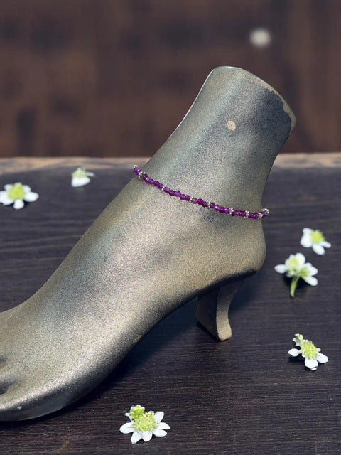 Handcrafted Sparkling Crystal Anklet 9.5 Inch With 2 Inch Extender – Adjustable Summer Jewelry | Made in USA Michelle Marie Boutique  Anklet
