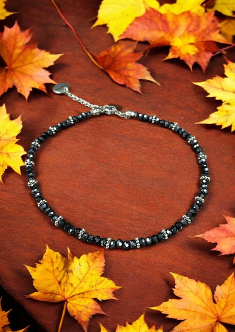 Handcrafted Sparkling Crystal Anklet 9.5 Inch With 2 Inch Extender – Adjustable Summer Jewelry | Made in USA Michelle Marie Boutique  Anklet