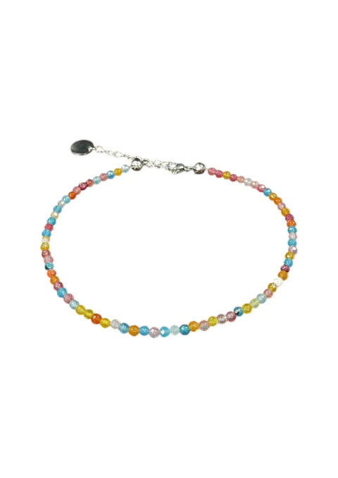 Handcrafted Sparkling Crystal Anklet 9.5 Inch With 2 Inch Extender – Adjustable Summer Jewelry | Made in USA Michelle Marie Boutique  Anklet