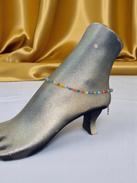 Handcrafted Sparkling Crystal Anklet 9.5 Inch With 2 Inch Extender – Adjustable Summer Jewelry | Made in USA Michelle Marie Boutique  Anklet