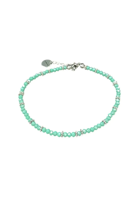 Handcrafted Sparkling Crystal Anklet 9.5 Inch With 2 Inch Extender – Adjustable Summer Jewelry | Made in USA Michelle Marie Boutique  Anklet