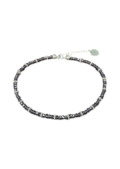 Handcrafted Sparkling Crystal Anklet 9.5 Inch With 2 Inch Extender – Adjustable Summer Jewelry | Made in USA Michelle Marie Boutique  Anklet