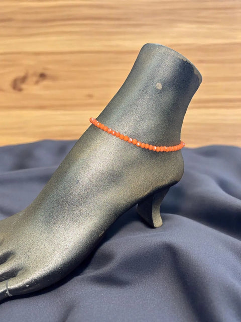 Handcrafted Sparkling Crystal Anklet 9.5 Inch With 2 Inch Extender – Adjustable Summer Jewelry | Made in USA Michelle Marie Boutique  Anklet