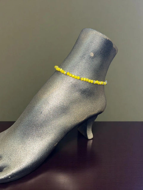 Handcrafted Sparkling Crystal Anklet 9.5 Inch With 2 Inch Extender – Adjustable Summer Jewelry | Made in USA Michelle Marie Boutique  Anklet