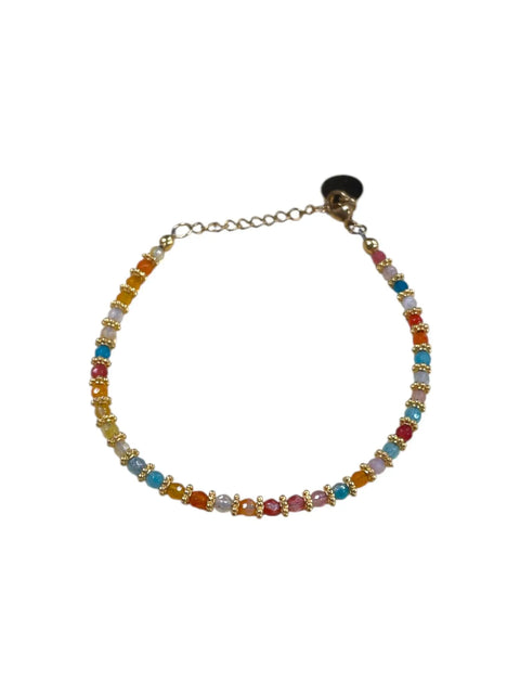 Handcrafted Sparkling Crystal Anklet 9.5 Inch With 2 Inch Extender – Adjustable Summer Jewelry | Made in USA Michelle Marie Boutique  Anklet