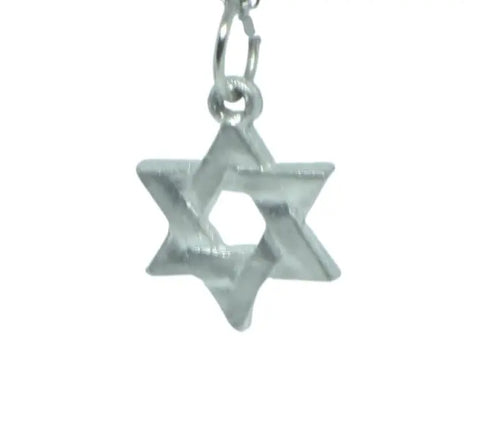 Handcrafted Star of David Pewter Charm – Durable Stainless Steel Ring | Made in USA Jewelry Accessory Michelle Marie Boutique  Charms and Pendants