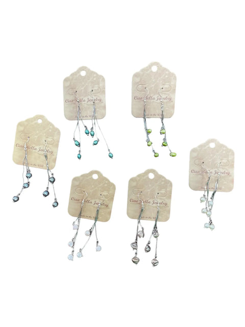 Handcrafted Sterling Silver Freshwater Pearl Drop Earrings – Elegant Dangle Design | Made in USA Jewelry Michelle Marie Boutique  Earrings