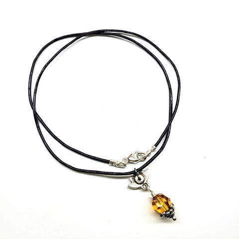 Handcrafted Sterling Silver Pineapple Necklace – 8mm Swarovski Crystal | Made in USA Alexa Martha Designs  Necklaces