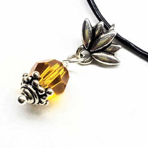 Handcrafted Sterling Silver Pineapple Necklace – 8mm Swarovski Crystal | Made in USA Alexa Martha Designs  Necklaces