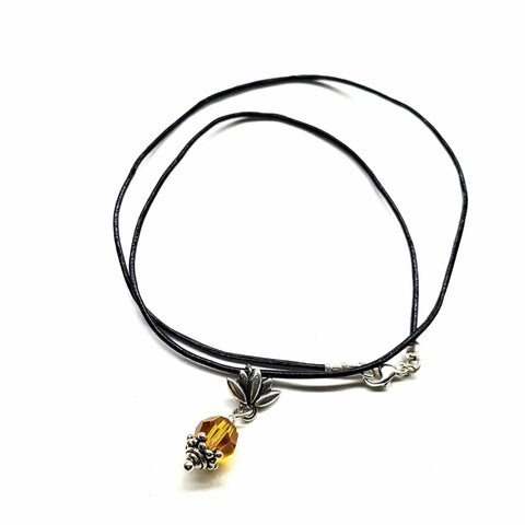 Handcrafted Sterling Silver Pineapple Necklace – 8mm Swarovski Crystal | Made in USA Alexa Martha Designs  Necklaces