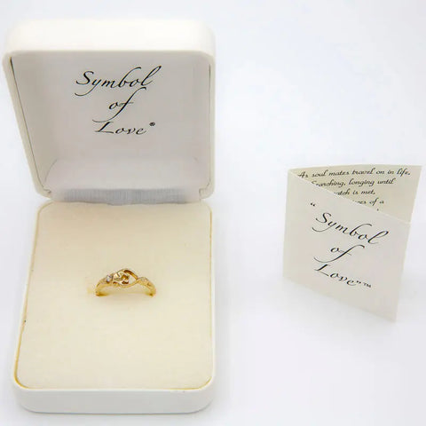 Handcrafted Sterling Silver Soulmate Ring With Genuine.925 Silver – Symbol Of Love Collection | Made In USA Symbol of Love Jewelry  Ring