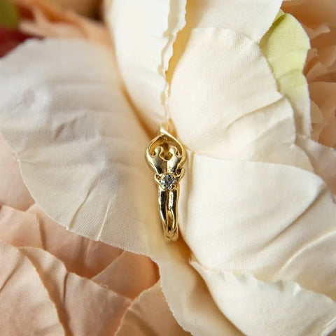 Handcrafted Sterling Silver Soulmate Ring With Genuine.925 Silver – Symbol Of Love Collection | Made In USA Symbol of Love Jewelry  Ring