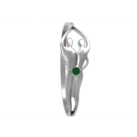 Handcrafted Sterling Silver Soulmate Ring With Genuine.925 Silver – Symbol Of Love Collection | Made In USA Symbol of Love Jewelry  Ring