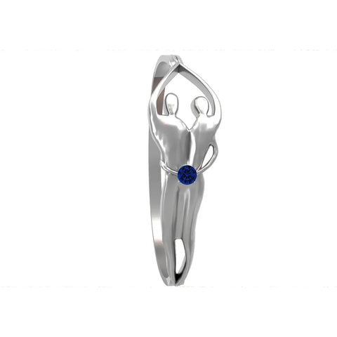 Handcrafted Sterling Silver Soulmate Ring With Genuine.925 Silver – Symbol Of Love Collection | Made In USA Symbol of Love Jewelry  Ring