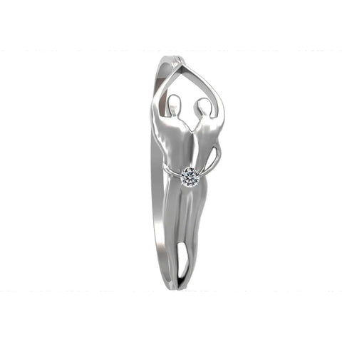 Handcrafted Sterling Silver Soulmate Ring With Genuine.925 Silver – Symbol Of Love Collection | Made In USA Symbol of Love Jewelry  Ring