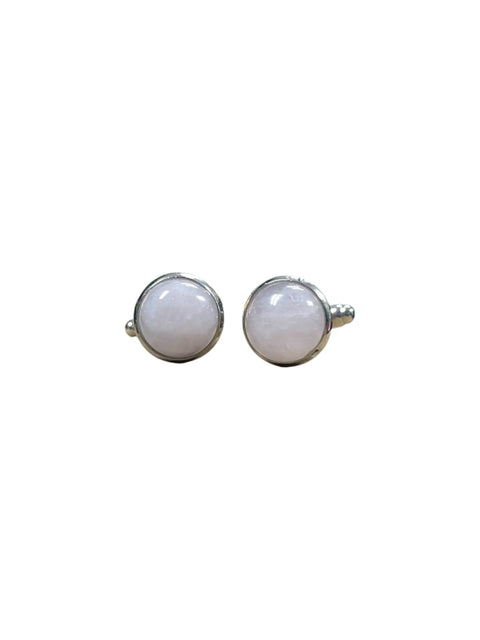 Handcrafted Stone Stainless Steel Cufflinks – Polished Non Tarnish Finish | Made in USA Michelle Marie Boutique  Cuff links