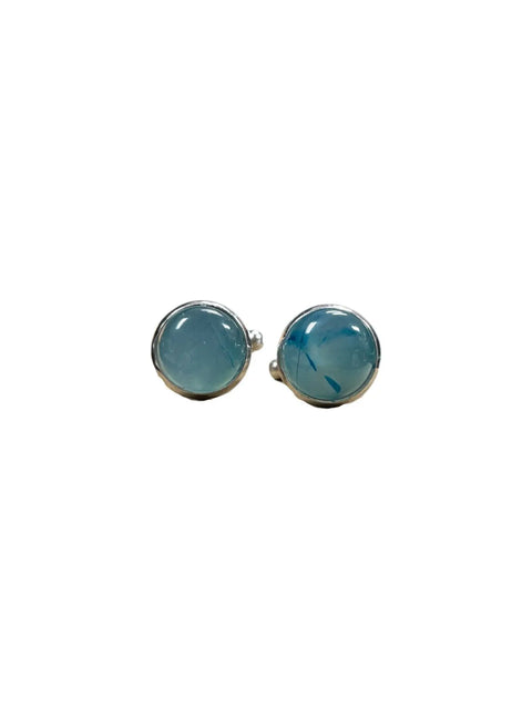 Handcrafted Stone Stainless Steel Cufflinks – Polished Non Tarnish Finish | Made in USA Michelle Marie Boutique  Cuff links