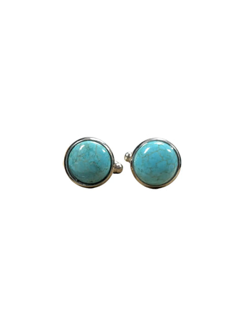 Handcrafted Stone Stainless Steel Cufflinks – Polished Non Tarnish Finish | Made in USA Michelle Marie Boutique  Cuff links