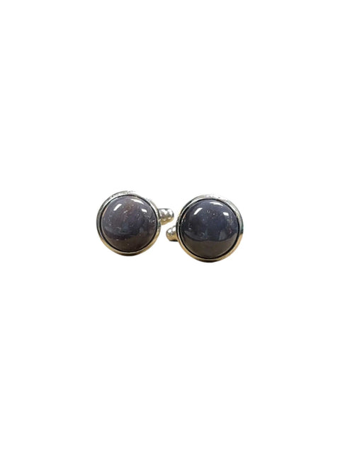 Handcrafted Stone Stainless Steel Cufflinks – Polished Non Tarnish Finish | Made in USA Michelle Marie Boutique  Cuff links