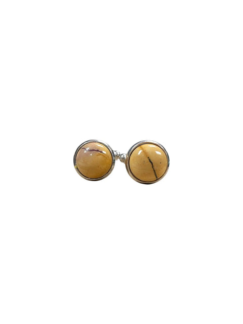 Handcrafted Stone Stainless Steel Cufflinks – Polished Non Tarnish Finish | Made in USA Michelle Marie Boutique  Cuff links