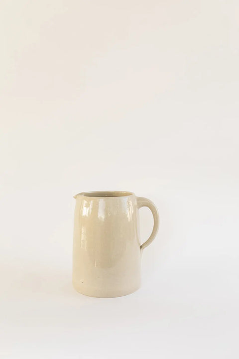 Handcrafted Stoneware Serving Pitcher – Durable Lead-Free Ceramic, 9 Inch Gallon & 7.5 Inch Half Gallon | Made in USA Millstream Home  Pottery