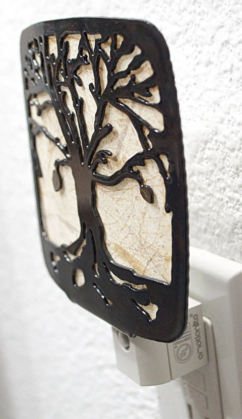 Handcrafted Tree of Life Decorative Night Light – Soft Warm Glow | Made in USA Lighting Accent Knights Home Decor  item