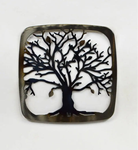 Handcrafted Tree of Life Metal Trivet – Decorative Heat Resistant Kitchen Accessory | Made in USA Knights Home Decor  item