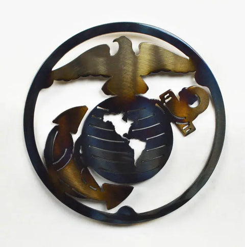 Handcrafted US Marines Metal Trivet – Durable Heat-Resistant Kitchen Accessory | Made in USA Knights Home Decor  item
